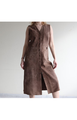 Suede Vintage Dress